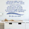 Be The Nice Kid Quote Vinyl Wall Sticker