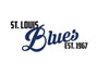 Blues with Est Date Vinyl Wall Decal