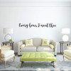 Christian Song Lyrics Wall Decal