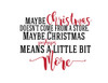 Christmas Vinyl Wall Decal Quote