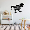 Custom Name Dinosaur Wall Decal For Girls