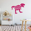 Custom Name Dinosaur Wall Decal For Girls