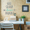 Eat, Sleep, Dance, Repeat Vinyl Wall Decal Sticker