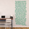 Famous Rocky Balboa Vinyl Wall Decal Inspirational Quote