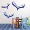 Flying Books Vinyl Wall Sticker