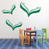 Flying Books Vinyl Wall Sticker