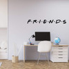 Friends Wall Decal | Fun Vinyl Sticker for Laptop or Water Bottle | Wall Decal for Classroom, Playroom, or Bedroom Decor | Small, Large, Extra Large | Black, White, Red, Many Colors