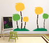 Full Wall Mural of Tufted Trees
