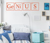 Genius Periodic Table for Classroom or Home Decor Sticker for Playroom, Home School, or Classroom