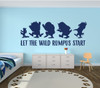Let The Wild Rumpus Start Vinyl Wall Decal Quote