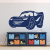 Lightning McQueen Cars Decal with Personalized Name