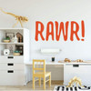 Rawr Lettering Wall Sticker