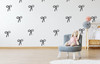 Ribbon Bow Wall Decals - Vinyl Party Decorations, Home Decor for Nursery, Playroom, or Bedroom