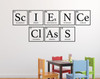 Science Class Periodic Table Classroom or Home Decor Sticker for Playroom, Home School, or Classroom