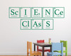 Science Class Periodic Table Classroom or Home Decor Sticker for Playroom, Home School, or Classroom