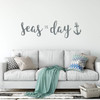 Seas the Day Anchor Wall Decal Vinyl Sticker
