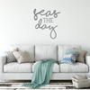 Seas the Day Cursive Wall Decal Vinyl Sticker