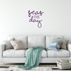 Seas the Day Cursive Wall Decal Vinyl Sticker