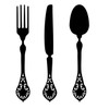 Silverware Utensils Vinyl Wall Decal