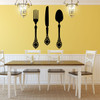 Silverware Utensils Vinyl Wall Decal