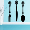 Silverware Utensils Vinyl Wall Decal