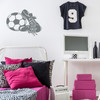 Soccer Ball and Cleats Wall Decal Sports Gifts