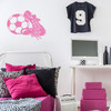 Soccer Ball and Cleats Wall Decal Sports Gifts