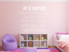 Unicorn Quote Wall Decal