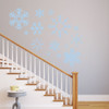 Winter Snowflakes | Bring The Feel of Winter to Your Home Decor with These Vinyl Wall Decal Stickers for The Holidays | Small, Large Sizes | White, Blue, Turquoise