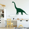 Dinosaur Wall Decals - Brontosaurus Decor - Personalized Dino Wall Art - Vinyl Wall Decals For Children's Room, Playroom, Preschool, Classroom Decoration