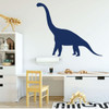 Dinosaur Wall Decals - Brontosaurus Decor - Personalized Dino Wall Art - Vinyl Wall Decals For Children's Room, Playroom, Preschool, Classroom Decoration