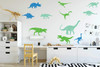 Dinosaur Wall Decals for Boys Room, Kids Playroom, Baby Nursery
