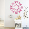 Donut Silhouette Wall Decal ' Great for Home Decor, Bedroom or Living Room Decoration