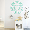 Donut Silhouette Wall Decal ' Great for Home Decor, Bedroom or Living Room Decoration