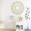 Donut Silhouette Wall Decal ' Great for Home Decor, Bedroom or Living Room Decoration