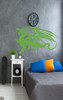 Dragon Wall Sticker | Dragon Vinyl D'cor Decal for Home Decoration for Boys, Girls Bedroom | Custom Small and Large Sizes | Black, Brown, Green | CustomVinylDecor