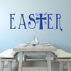 Easter Cross - The Cross of Christ in Easter - Christian Vinyl Wall Art to Decorate Your Home, Office, or Give as a gift