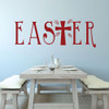Easter Cross - The Cross of Christ in Easter - Christian Vinyl Wall Art to Decorate Your Home, Office, or Give as a gift