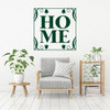 Elegant Home Vinyl Wall Decal for Living Room, Family Room, Bedroom, Kitchen