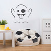 Emoji Wall Decal - Ghost - Personalized Vinyl Decorations for Boys or Girl's Bedroom, Playroom or Study Area Decor