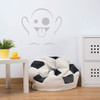 Emoji Wall Decal - Ghost - Personalized Vinyl Decorations for Boys or Girl's Bedroom, Playroom or Study Area Decor