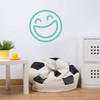 Emoji Wall Decal - Smiley - Personalized Vinyl Decorations for Boys or Girl's Bedroom, Playroom Decor