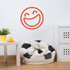 Emoji Wall Decal - Smiley - Personalized Vinyl Decorations for Boys or Girl's Bedroom, Playroom Decor