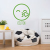 Emoticon Wall Decal - Kiss Heart - Personalized Vinyl Decorations for Boys or Girl's Bedroom, Playroom or Study Area Decor