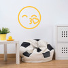 Emoticon Wall Decal - Kiss Heart - Personalized Vinyl Decorations for Boys or Girl's Bedroom, Playroom or Study Area Decor