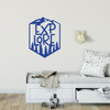 Explore Wall Decor - Hiking Vinyl Decoration For Bedroom, Home, Office, or Classroom
