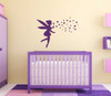 Fairy Wall Decal with Pixie Dust - Personalized Vinyl Sticker for Girls Room - Available in Pink, Purple, Other Colors - Home Decor for Nursery, Girls, and Teenagers