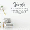 Family Inspirational Vinyl Wall Quote