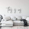 Family Wall Decal - 'This Is Us' - Vinyl Art for Living Room, Bedroom or Home Decor