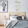 Family Wall Decal - Home Is Wherever I'm With You - Vinyl Art for Living Room, Bedroom or Home Decor